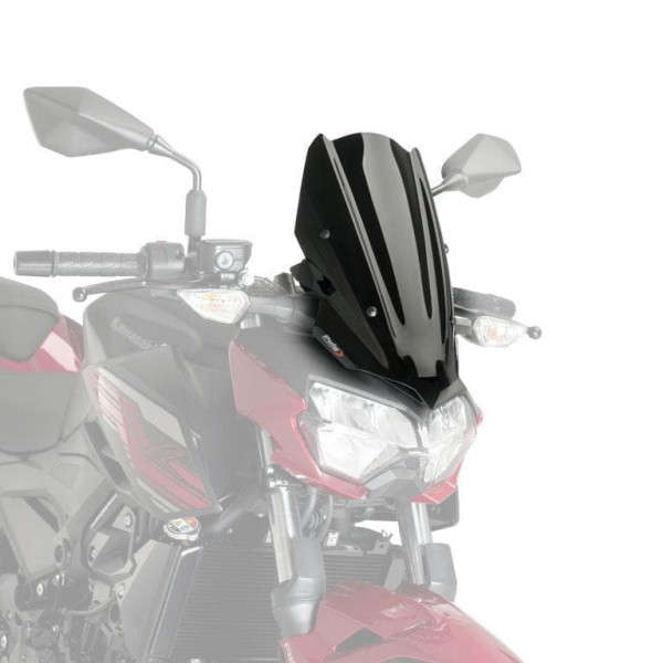 Puig Puig sport screen | black (opaque) | kawasaki z 400 2019>current